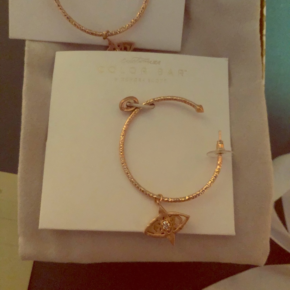 NEW Kendra Scott “Evil Eye” hoop earrings
